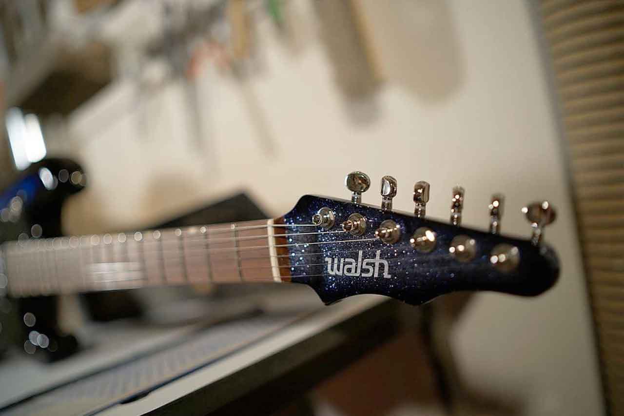 Walsh Guitars Osmé Black & Blue Burst Sparkle 2020 For Sale