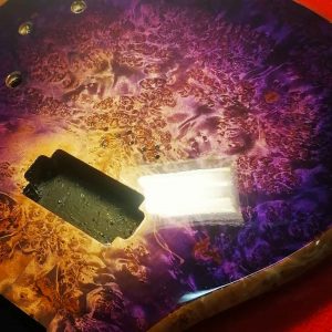 Daz Guitarz - Purple Six 2020 Purple Burl Burst