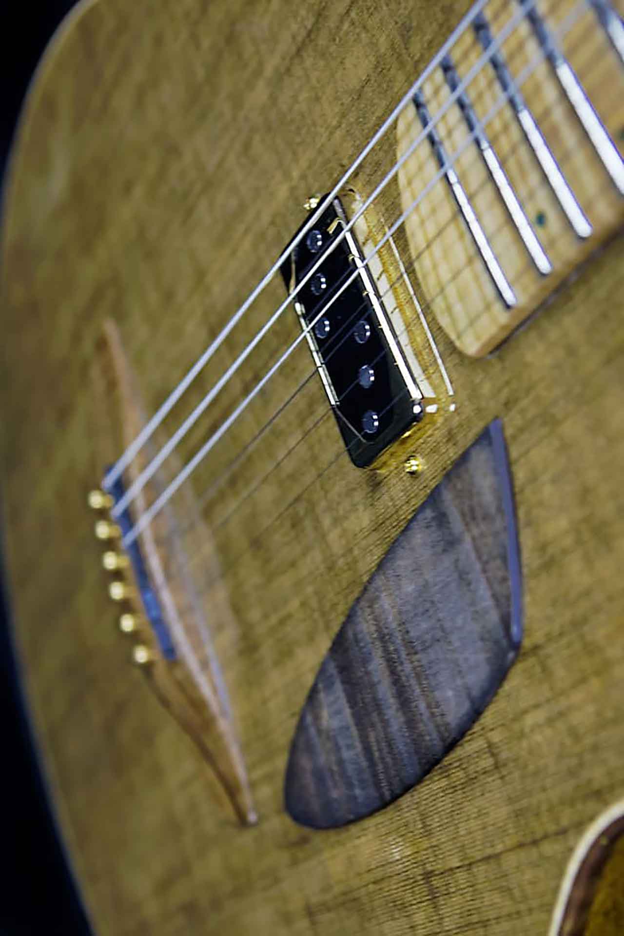 Fred Kopo Guitars Berline #1 For Sale Gold and Linen