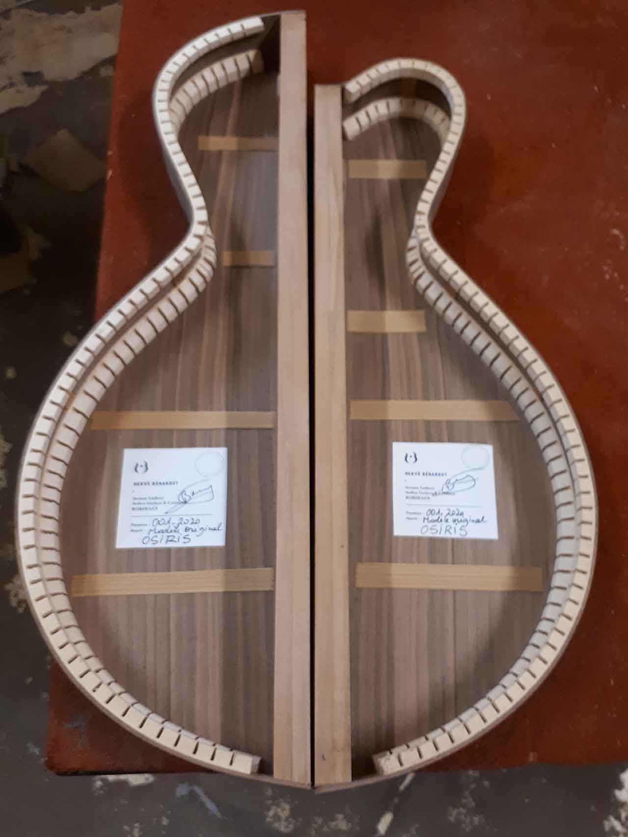 Luthier Hervé Berardet Osiris Modèle