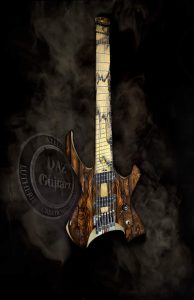Daz Guitarz Minotorium Custom 7 string multiscale Ziricote Top