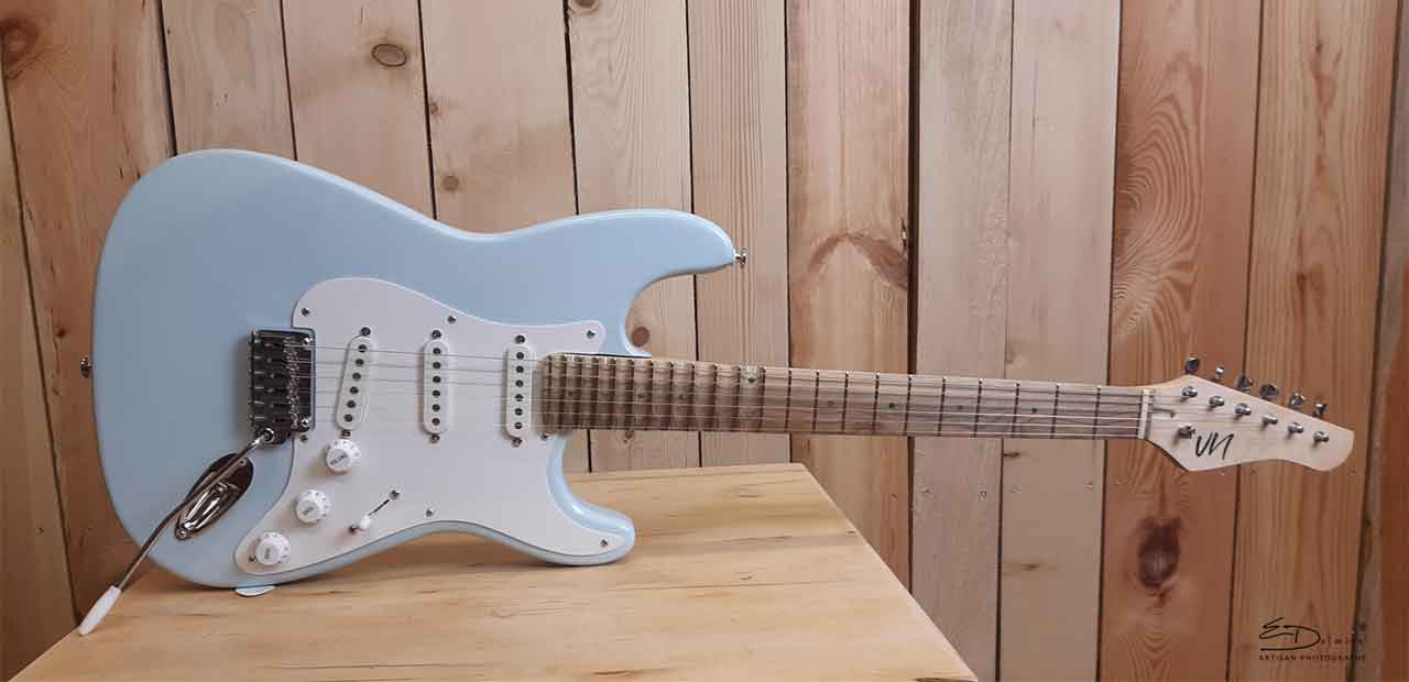 Vosgesnote - Oldwood Sonic Blue with Scalloped Fretboard