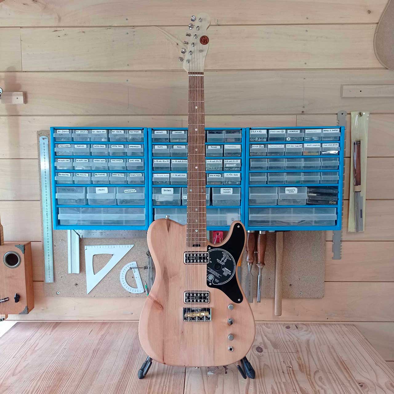 La Récupcaster par César Box Guitars
