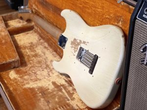 1959 Fender Stratocaster Slab board Swamp ash body 8 holes pickguard Untouched solder joints [Second-hand - Available for sale]